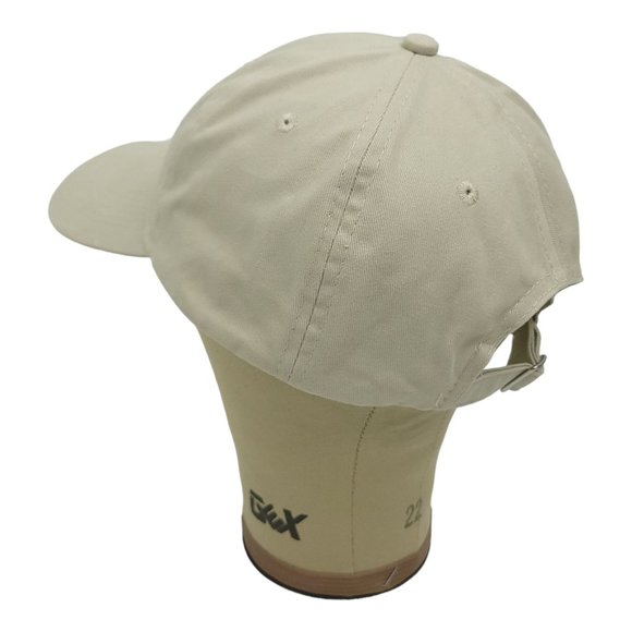 Jeld Wen Khaki Beige Cotton Tuck Strap Cap Trucker Baseball Hat Windows Doors - Picture 10 of 12
